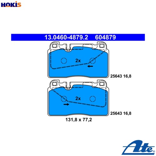 Brake pad set - brake,