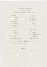 1977/8 Portsmouth v Brentford Mid Week League Single Sheet Programme