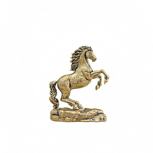 Antique brass horse decor - brass,