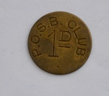BRASS "P.O.S.B. CLUB" 1d