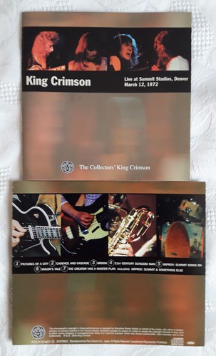 King crimson live - crimson, summit