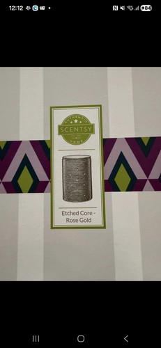 Scentsy etched core rose gold - core,