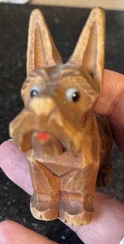 Wooden terrier - wooden,