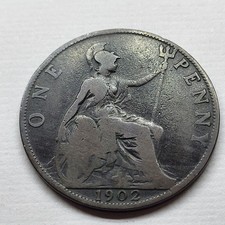 1902 Edward VII One Penny Low