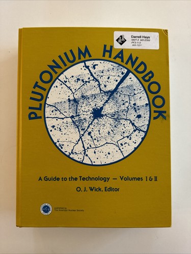 Very rare plutonium handbook - very,