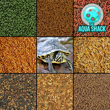 Turtle & Terrapin Food - Sticks Pellets Freeze Dried Shrimp Mix Complete Diet 