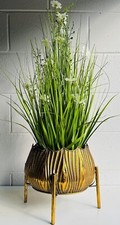 Gold Plant Pot Stand, Indoor