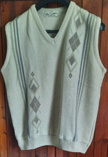 Mens Tom Sayers Tank Top Size Medium, Beige