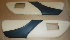 MGF  1995-00  Pair door card inserts beige black leather