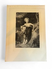 Antique Mezzotint Portrait of