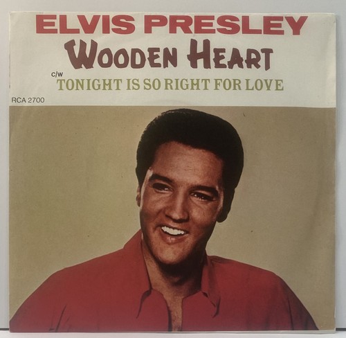 Elvis presley wooden - wooden, 70s