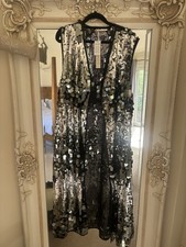 Malissa Long Silver Sequin