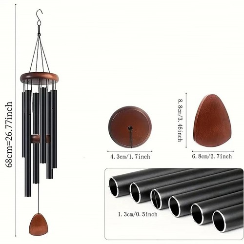 Wind chimes large deep tone - chimes,