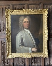Large Antique 18th Century Oil