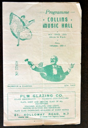 1950 programme collins music - programme,