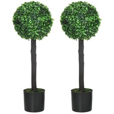 Set of 2 Potted Artificial