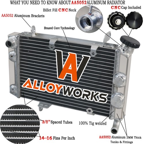 Upgraded aluminum radiator - upgraded,