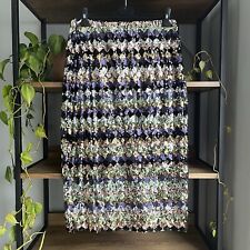 Zara Sequin Midi Skirt L / 12 Multicoloured Harlequin Diamond Worn Once
