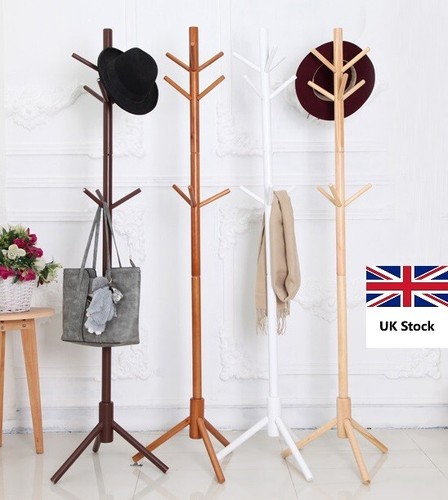 Wooden coat rack clothes stand - coat,