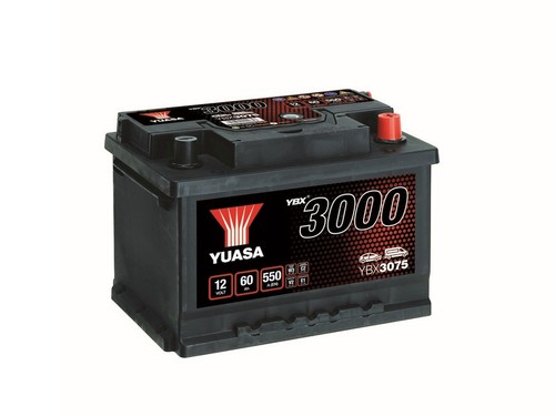 Yuasa car battery ybx3075 12v - battery,