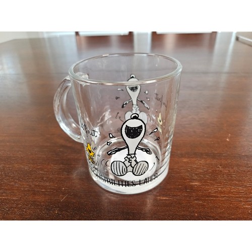 Peanuts glass mug unisex - peanuts,