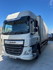 DAF TRUCK CF65 18T SLEEPER CAB 9.1M BOX WITH TAIL LIFT