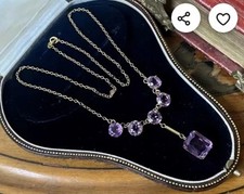 Antique Amythest Necklace