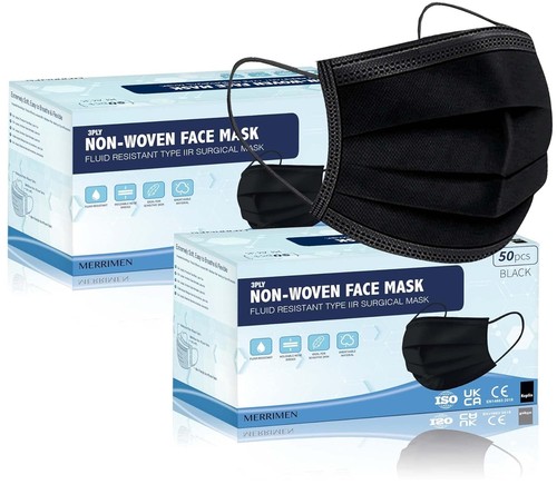 Surgical style black face - surgical,