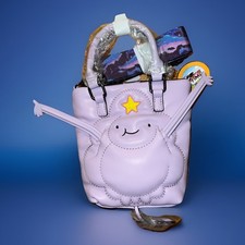 Adventure Time Lumpy Space Princess Mini Tote Crossbody Bag New