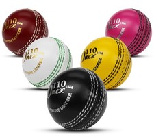 Hand Stitched Cricket Balls 5.5oz T-20 Match Durable Leather Traditional Seams.