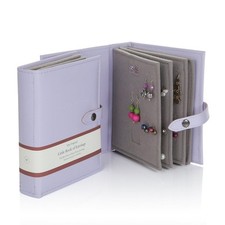Jewellery Earrings Storage Book Box Jewelry Large Lilac Womens Birthday Gift
