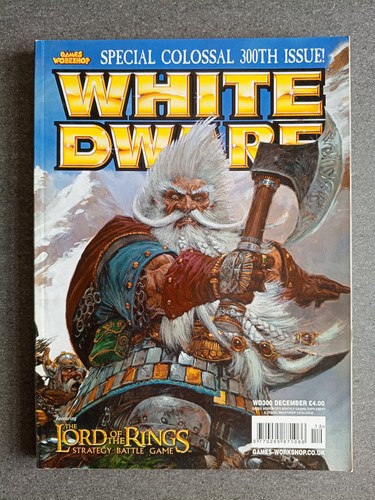 White dwarf rpg magazine - white,