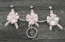 Babys triple personalised Pram Charm  Romany Bling