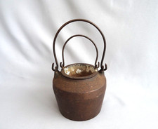 Antique A KENRICK & SONS D Glue Pot - cast iron vintage