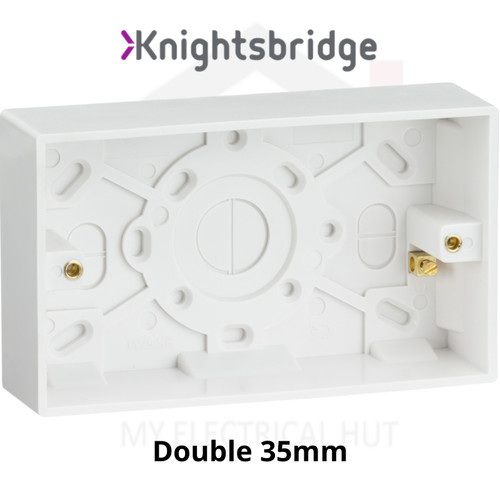 Pattress box wall socket back - box,