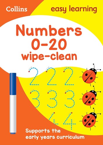 Numbers age 5 wipe - 3-5,