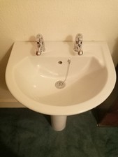 hand basin and pedestal
