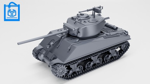 Sherman jumbo with 76mm - with,