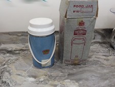 CA41: Vintage 1960s Thermos Wide Mouth Vacuum Flask No.707 with Original Box