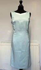 JACQUES VERT Ladies Midi Shift Dress Occasion Wedding Bride Dinner Gown UK 14 16