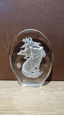 Danbury Mint Crystal Fox