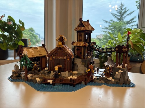 Lego ideas viking village - lego,