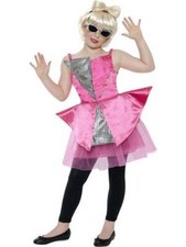 Girls Mini Dance Diva Costume Little Lady Gaga