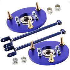 Adjustable Rear Lower Camber Control Arms + Front Camber Plate For BMW E46 Sales