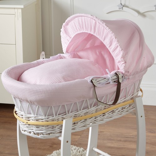 Baby moses basket pink - baby,