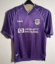Vintage Rare 1998/99 Tottenham Away Purple Pony Large Football Shirt