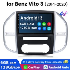 Carplay Android14 Car Stereo For Mercedes Benz Vito 3 W447 2014-2020 GPS Sat Nav