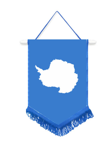 Antarctica car wall pennant - car,