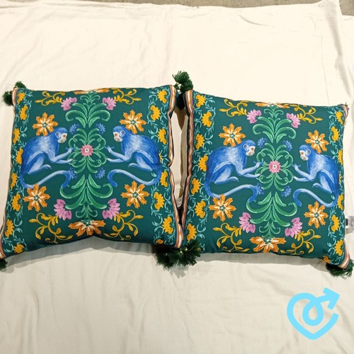 Cushion set piece teal - cushion, 2