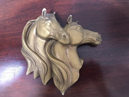 Horse heads mid century wall - horse,